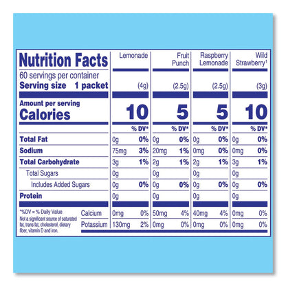 Variety Pack, Assorted Flavors, Yields 20 oz per Single-Serving Tube, 60/Pack