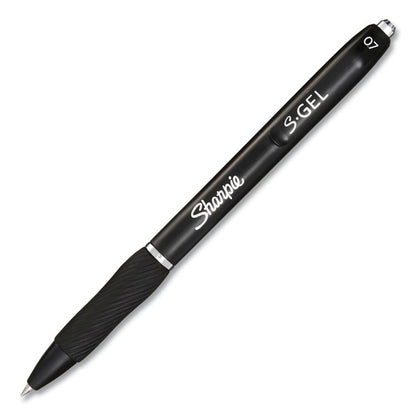 Fine Tip Permanent Marker Value Pack with (1) Bonus S-Gel 0.7 mm Black Ink Pen, Fine Bullet Tip Markers, Black Ink, 36/Pack
