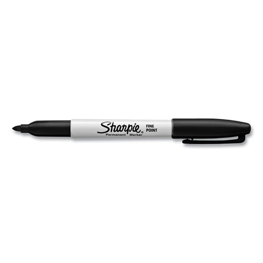 Fine Tip Permanent Marker Value Pack with (1) Bonus S-Gel 0.7 mm Black Ink Pen, Fine Bullet Tip Markers, Black Ink, 36/Pack