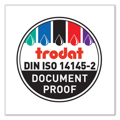 T4727 Printy Replacement Pad for Trodat Self-Inking Stamps, 1.63" x 2.5", Black
