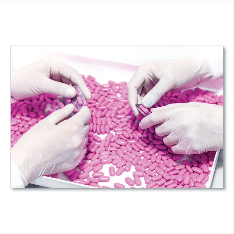 Latex Examination Gloves, Powder-Free, X-Large, 5 mil Thick, 9.45" Long, Cream, 100/Box, 10 Boxes/Carton