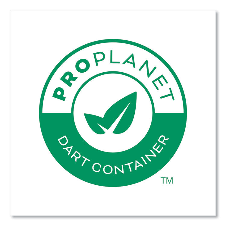 Compostable Paper Hot Cups, ProPlanet Seal, 20 oz, White/Green, 600/Carton