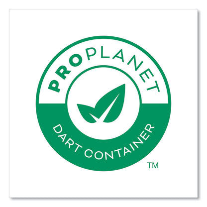 Compostable Paper Hot Cups, ProPlanet Seal, 20 oz, White/Green, 600/Carton