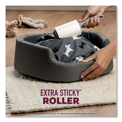 Pet Hair Pickup Lint Roller, 70 Sheets/Roll, 2/Pack