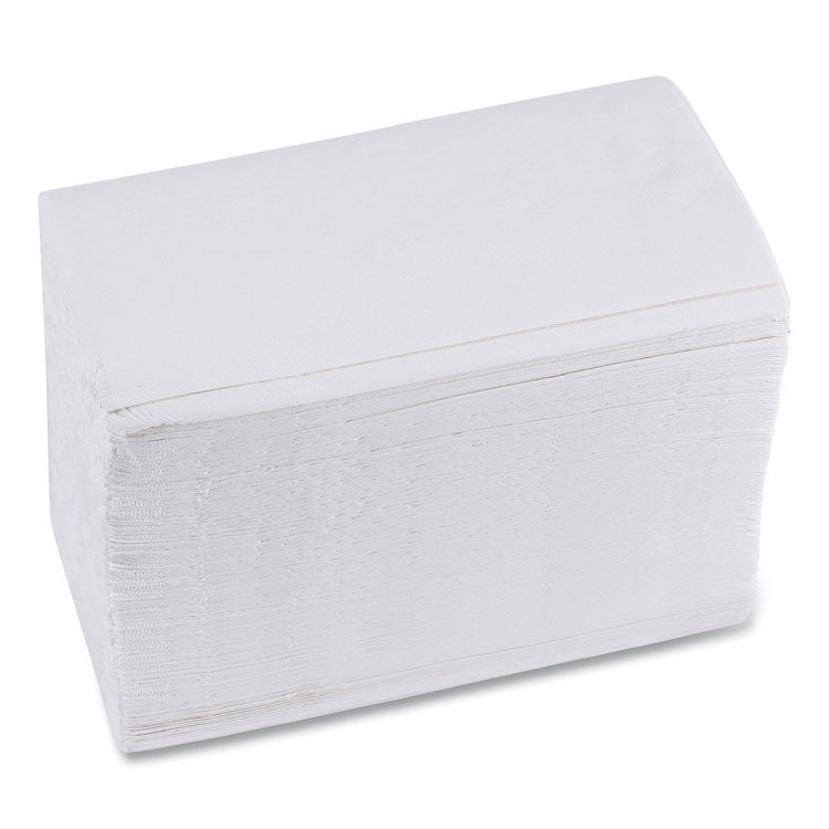1/8-Fold Dinner Napkins, 2-Ply, 15 x 17, White, 150/Pack, 20 Packs/Carton