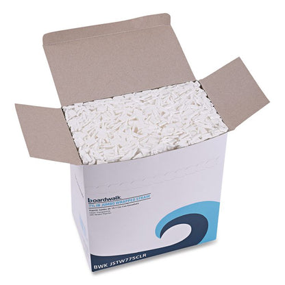 Wrapped Jumbo Straws, 7.75", Polypropylene, Clear, 500/Pack, 24 Packs/Carton