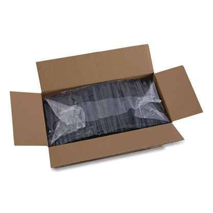Heavyweight Polystyrene Cutlery, Knife, Plastic, Black, 1,000/Carton