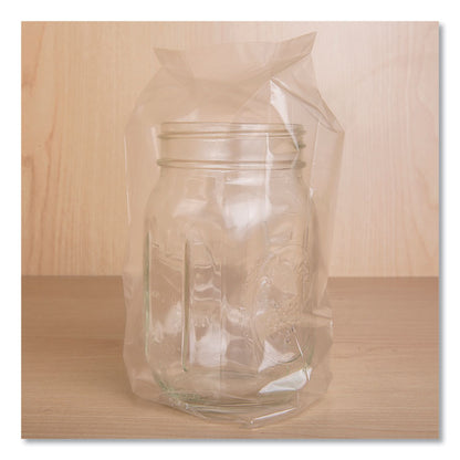 Food Bags, 16 oz, 0.68 mil, 4" x 2" x 8", Clear, 1,000/Carton