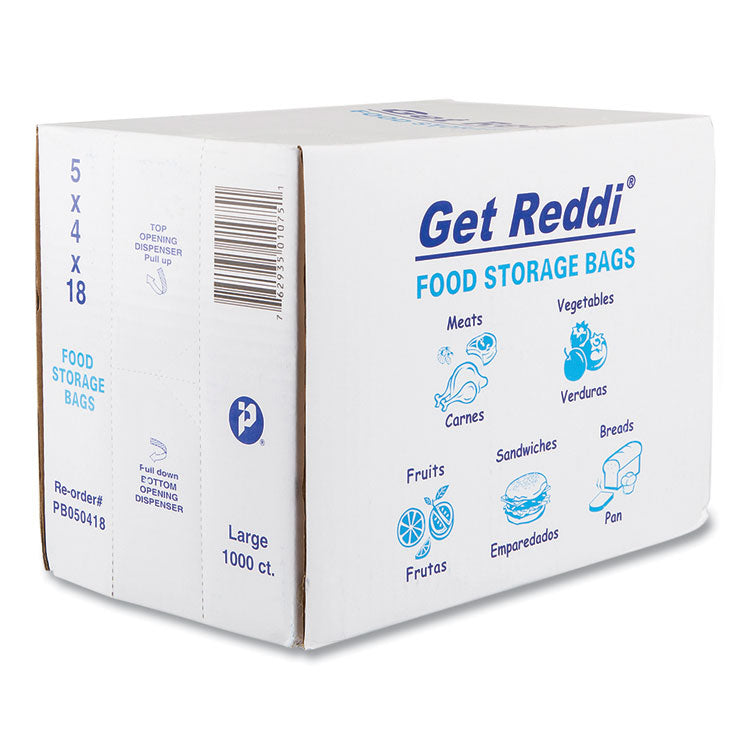 Food Bags for Large Bread Loaves, 0.75 mil, 5" x 4.5" x 18", Clear, 1,000/Carton
