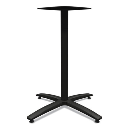 Between Seated-Height X-Base for 30" to 36" Table Tops, 26.18w x 29.57h, Black