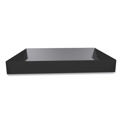 Center Drawer with Core Removable Locks, Metal, 24.75w x 14.75d x 3h, Charcoal