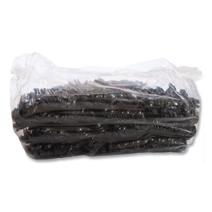 Reliance Mediumweight Cutlery, Soup Spoon, Plastic, Black, 1,000/Carton