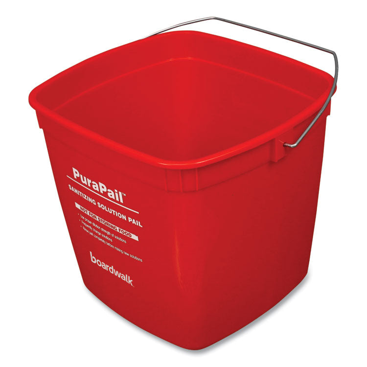 PuraPail, 6 qt, Red/White