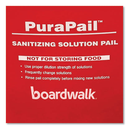 PuraPail, 6 qt, Red/White
