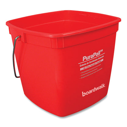 PuraPail, 6 qt, Red/White