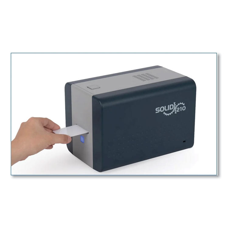 Solid 210 Hand Fed Desktop ID Printer