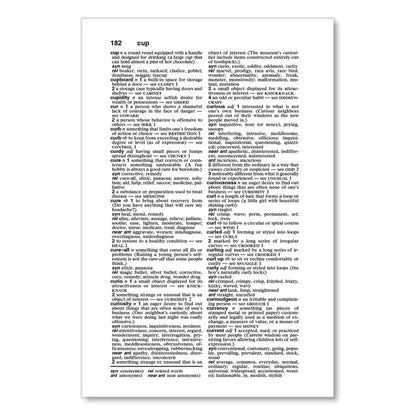 Merriam-Webster Thesaurus, Paperback, 832 Pages