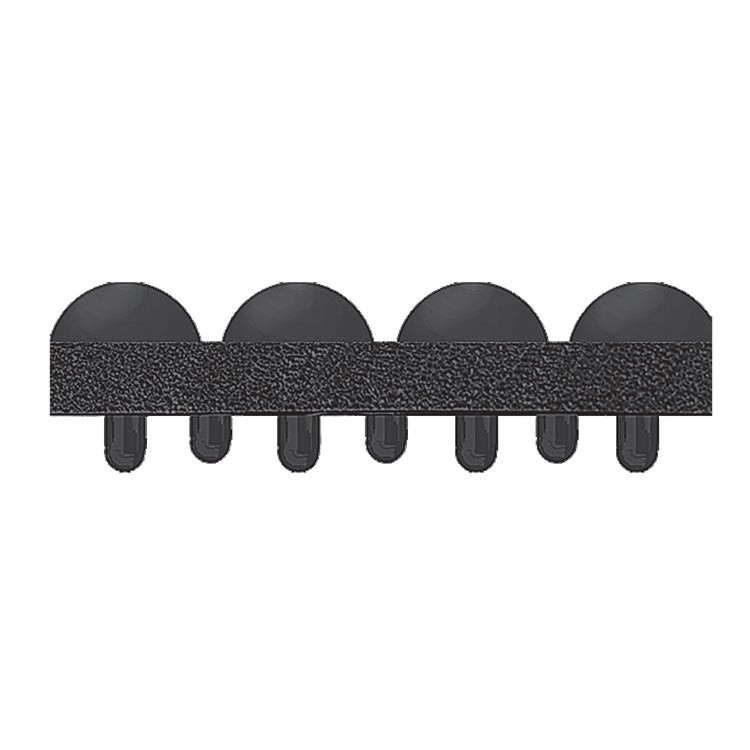 Yoga-Flex, Rectangular, Black High/Low Bubble Surface, 24" x 36"
