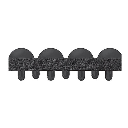Yoga-Flex, Rectangular, Black High/Low Bubble Surface, 24" x 36"