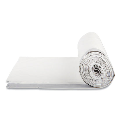Draw-Tuff Institutional Draw-Tape Can Liners, Drawstring, 55 gal, 1.9 mil, 42.5" x 35.5", Natural, 10 Bags/Roll, 5 Rolls/CT