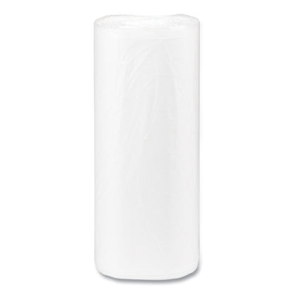 High-Density Commercial Can Liners, 16 gal, 8 mic, 24" x 33", Natural, Interleaved Roll, 50 Bags/Roll, 20 Rolls/Carton
