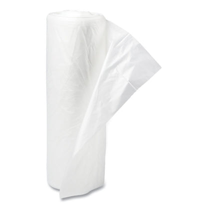 Draw-Tuff Institutional Draw-Tape Can Liners, Drawstring, 12 gal, 28" x 24", White, 25 Bags/Roll, 12 Rolls/Carton