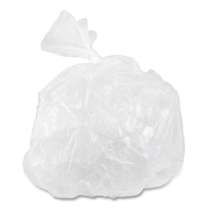 Food Bags, 5.5 gal, 1 mil, 10" x 8" x 24", Clear, 500/Carton
