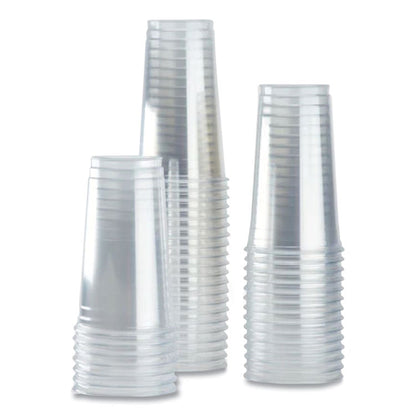 PET Plastic Cups, 32 oz, Clear, 300/Carton