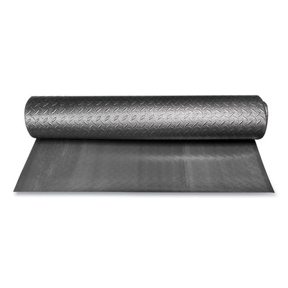 Tuff-Spun Foot-Lover Diamond Surface Mat, Rectangular, Black Diamond Embossed Surface, 36" x 60"