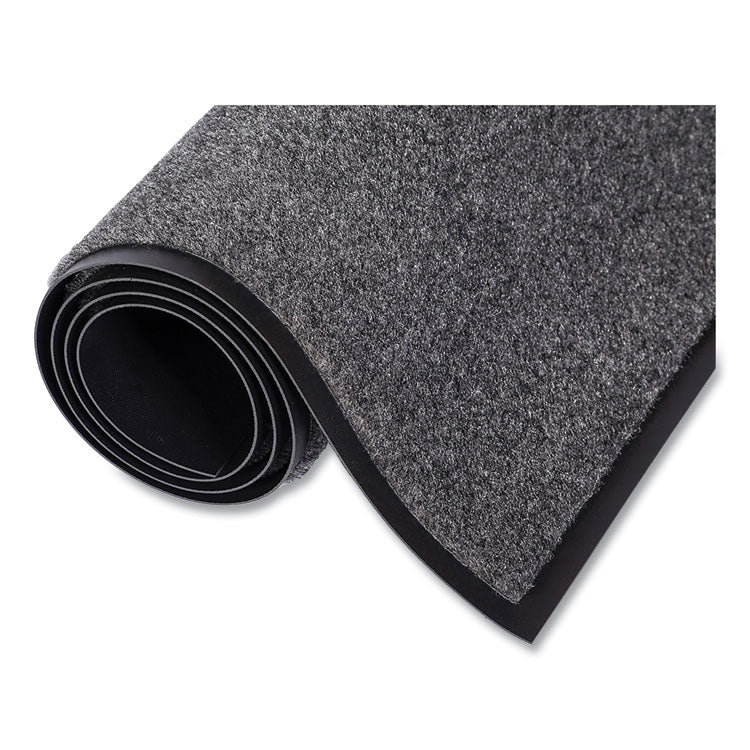 EcoStep Wiper Mat, Rectangular, Charcoal Gray Cut Pile Surface, 48" x 96"
