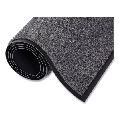 EcoStep Wiper Mat, Rectangular, Charcoal Gray Cut Pile Surface, 48" x 96"
