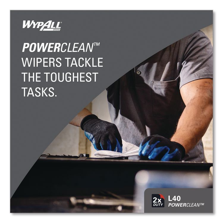 L40 Towels, 1/4 Fold, 12.5 x 12, White, 56/Box, 18 Packs/Carton