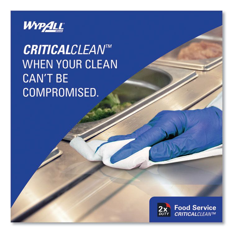 X70 Foodservice Towels, Kimfresh Antimicrobial, 12.5 x 23.5, Unscented, White, 300/Carton
