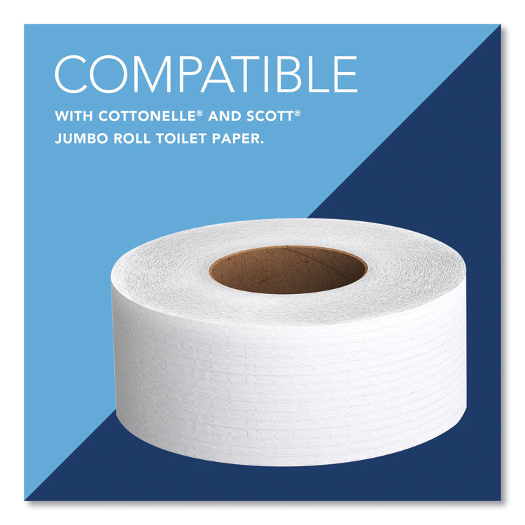 Cored JRT Jumbo Combination Tissue Dispenser, 20.4 x 5.8 x 13.1, Smoke/Gray