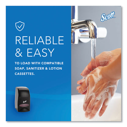 Essential Manual Skin Care Dispenser, For Traditional Business, 1,000 mL, 5 x 5.25 x 8.38, Black