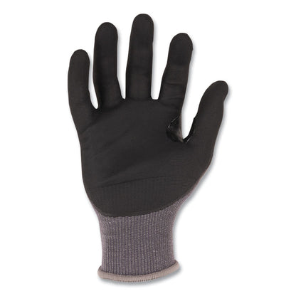 ProFlex 7043 ANSI A4 Nitrile Coated CR Gloves, EN388: 4X42D, 9" Long, Medium, Gray, Pair
