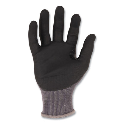 ProFlex 7043 ANSI A4 Nitrile Coated CR Gloves, EN388: 4X42D, 9" Long, 2X-Large, Gray, Pair