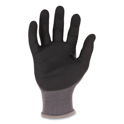 ProFlex 7043 ANSI A4 Nitrile Coated CR Gloves, EN388: 4X42D, 9" Long, Medium, Gray, 12 Pairs