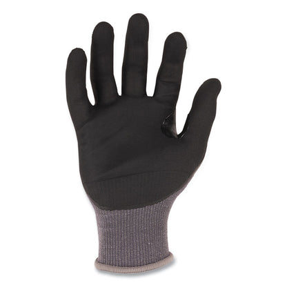 ProFlex 7043 ANSI A4 Nitrile Coated CR Gloves, EN388: 4X42D, 9" Long, Large, Gray, Pair
