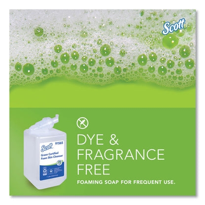 Essential Green Certified Foam Skin Cleanser Refill, Unscented, 1 L
