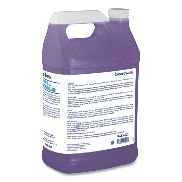 All Purpose Cleaner, Lavender Scent, 1 gal Bottle, 4 Bottles/Carton