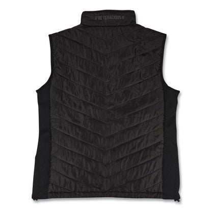 N-Ferno 6495 Rechargeable Heated Vest with Batter Power Bank, Fleece/Polyester, Medium, Black