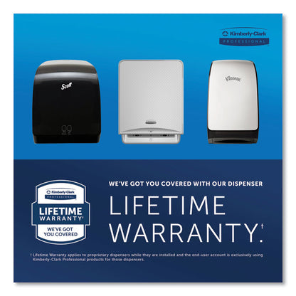 Essential Electronic Hard Roll Towel Dispenser, 12.7 x 9.57 x 15.76, White