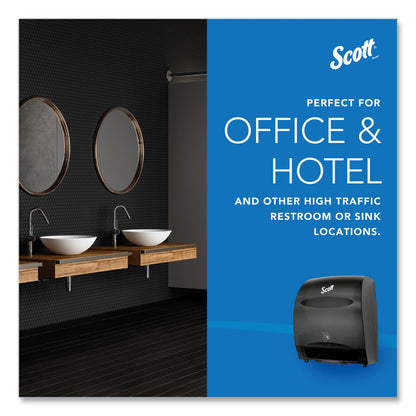 Essential Electronic Hard Roll Towel Dispenser, 12.7 x 9.57 x 15.76, Black