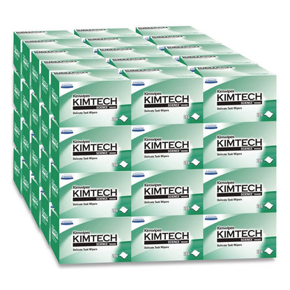 Kimwipes Delicate Task Wipers, 1-Ply, 4.4 x 8.4, Unscented, White, 286/Box, 60 Boxes/Carton