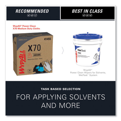 X70 Cloths, POP-UP Box, 9.13 x 16.8, White, 96/Box, 10 Boxes/Carton
