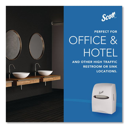 Essential Manual Hard Roll Towel Dispenser, 13.06 x 11 x 16.94, White
