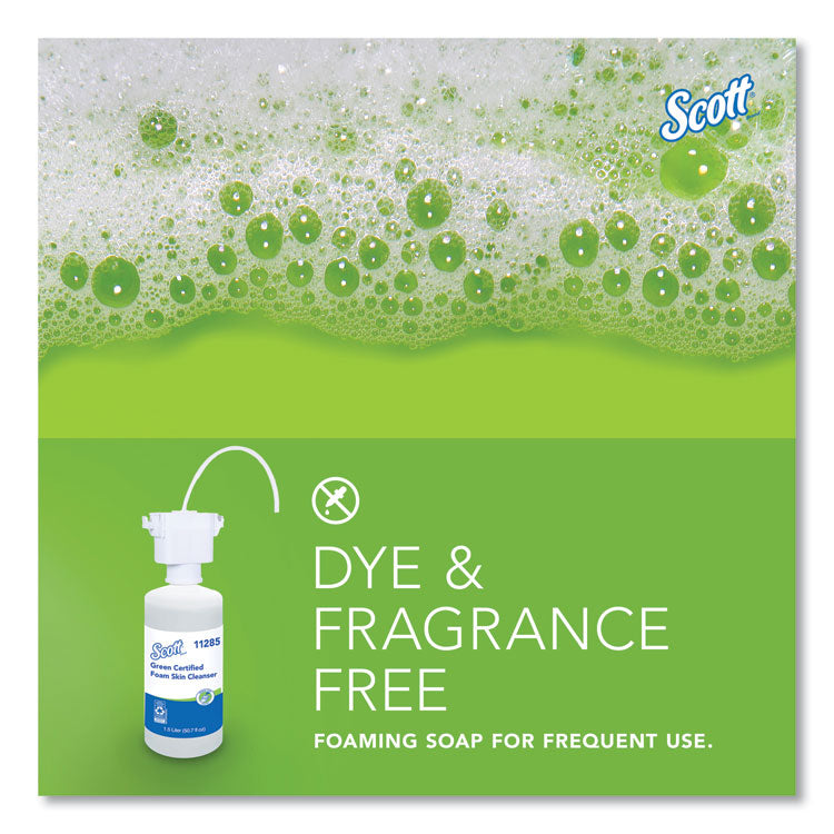 Essential Green Certified Foam Skin Cleanser Refill, Fragrance-Free, 1,500 mL, 2/Carton