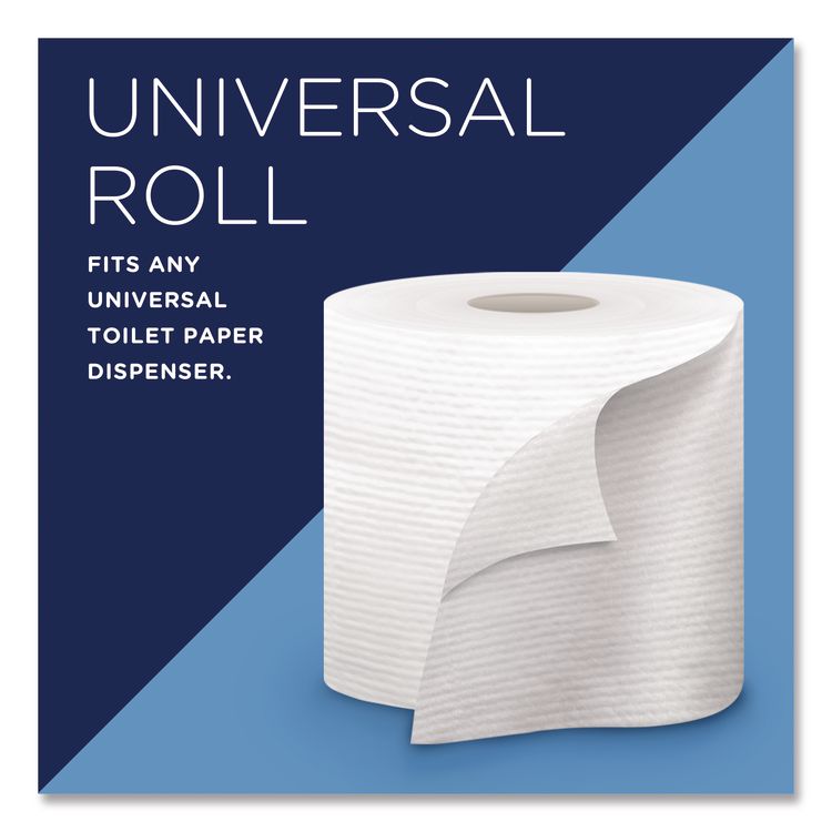 Two-Ply Bathroom Tissue for Business, Septic Safe, White, 451 Sheets/Roll, 60 Rolls/Carton