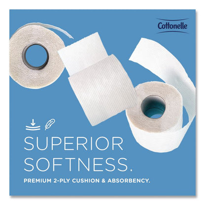 Two-Ply Bathroom Tissue for Business, Septic Safe, White, 451 Sheets/Roll, 60 Rolls/Carton